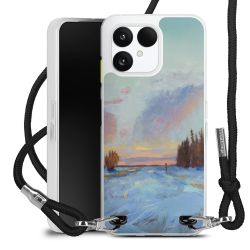 New Carry Case Transparent Stoff schwarz/silber