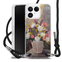 New Carry Case Transparent Stoff schwarz/silber