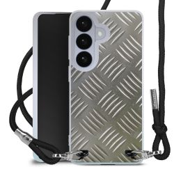 New Carry Case Transparent Stoff schwarz/silber