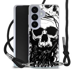 New Carry Case Transparent Stoff schwarz/silber