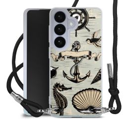 New Carry Case Transparent Stoff schwarz/silber