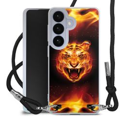 New Carry Case Transparent Stoff schwarz/silber