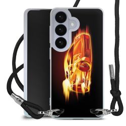 New Carry Case Transparent Stoff schwarz/silber