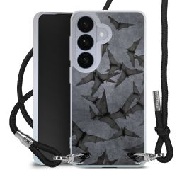 New Carry Case Transparent Stoff schwarz/silber