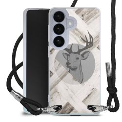 New Carry Case Transparent Stoff schwarz/silber