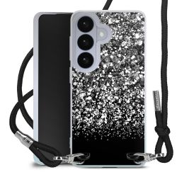 New Carry Case Transparent Stoff schwarz/silber