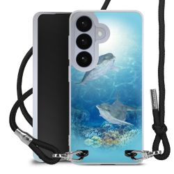 New Carry Case Transparent Stoff schwarz/silber