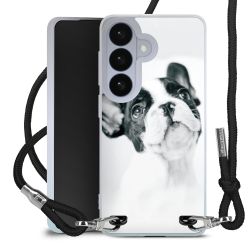 New Carry Case Transparent Stoff schwarz/silber