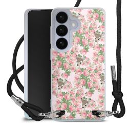 New Carry Case Transparent Stoff schwarz/silber