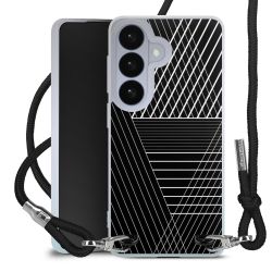 New Carry Case Transparent Stoff schwarz/silber