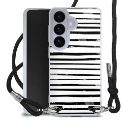 New Carry Case Transparent Stoff schwarz/silber