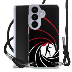 New Carry Case Transparent Stoff schwarz/silber