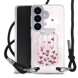 New Carry Case Transparent Stoff schwarz/silber