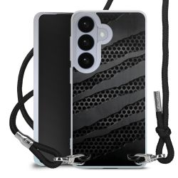 New Carry Case Transparent Stoff schwarz/silber