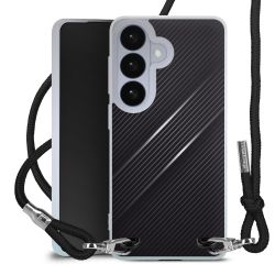 New Carry Case Transparent Stoff schwarz/silber