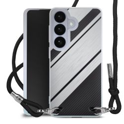 New Carry Case Transparent Stoff schwarz/silber