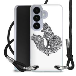 New Carry Case Transparent Stoff schwarz/silber