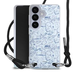 New Carry Case Transparent Stoff schwarz/silber