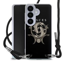 New Carry Case Transparent Stoff schwarz/silber