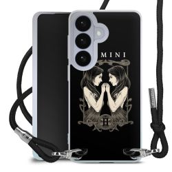 New Carry Case Transparent Stoff schwarz/silber