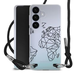 New Carry Case Transparent Stoff schwarz/silber