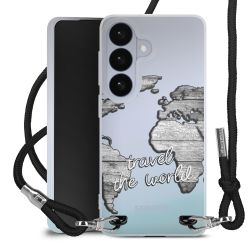 New Carry Case Transparent Stoff schwarz/silber