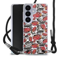 New Carry Case Transparent Stoff schwarz/silber