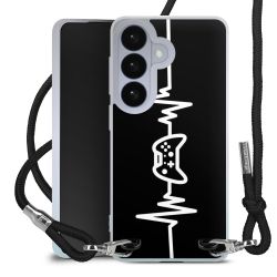 New Carry Case Transparent Stoff schwarz/silber