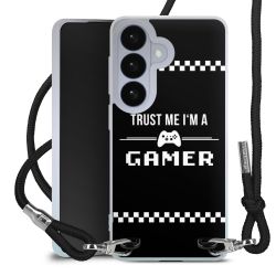 New Carry Case Transparent Stoff schwarz/silber