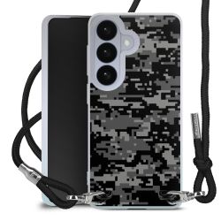 New Carry Case Transparent Stoff schwarz/silber