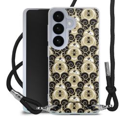 New Carry Case Transparent Stoff schwarz/silber