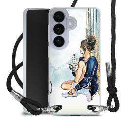 New Carry Case Transparent Stoff schwarz/silber