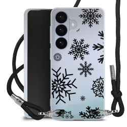 New Carry Case Transparent Stoff schwarz/silber