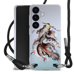 New Carry Case Transparent Stoff schwarz/silber