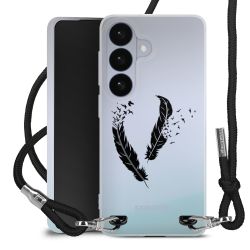 New Carry Case Transparent Stoff schwarz/silber