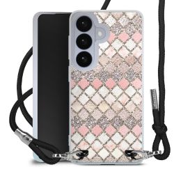 New Carry Case Transparent Stoff schwarz/silber