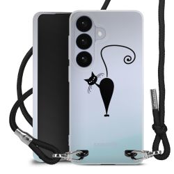 New Carry Case Transparent Stoff schwarz/silber