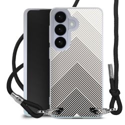 New Carry Case Transparent Stoff schwarz/silber