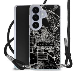 New Carry Case Transparent Stoff schwarz/silber