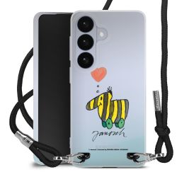 New Carry Case Transparent Stoff schwarz/silber