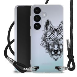 New Carry Case Transparent Stoff schwarz/silber