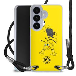 New Carry Case Transparent Stoff schwarz/silber