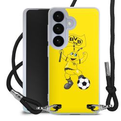 New Carry Case Transparent Stoff schwarz/silber