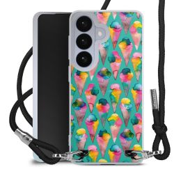 New Carry Case Transparent Stoff schwarz/silber