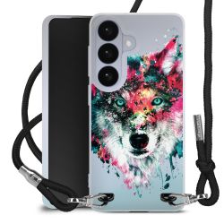 New Carry Case Transparent Stoff schwarz/silber