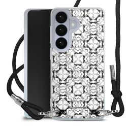 New Carry Case Transparent Stoff schwarz/silber