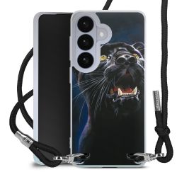 New Carry Case Transparent Stoff schwarz/silber