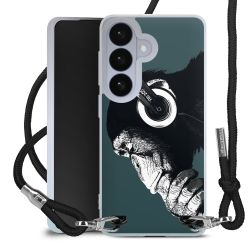 New Carry Case Transparent Stoff schwarz/silber