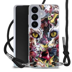 New Carry Case Transparent Stoff schwarz/silber