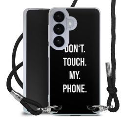 New Carry Case Transparent Stoff schwarz/silber